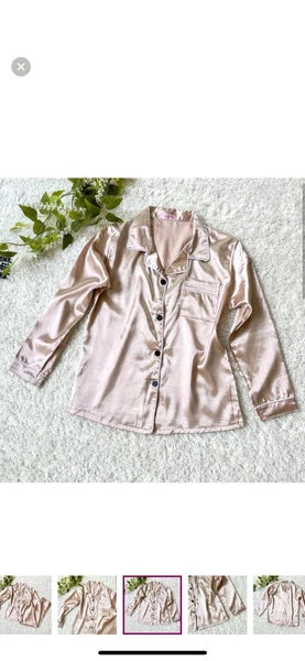 Saten Pajamas Set, Size L