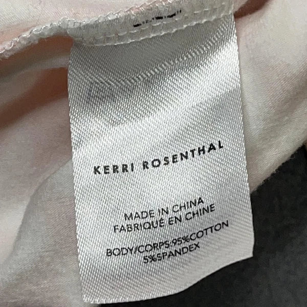 Kerri Rosenthal Pajama Set Womens Small Betty Heart Button Up Lounge Sleepwear