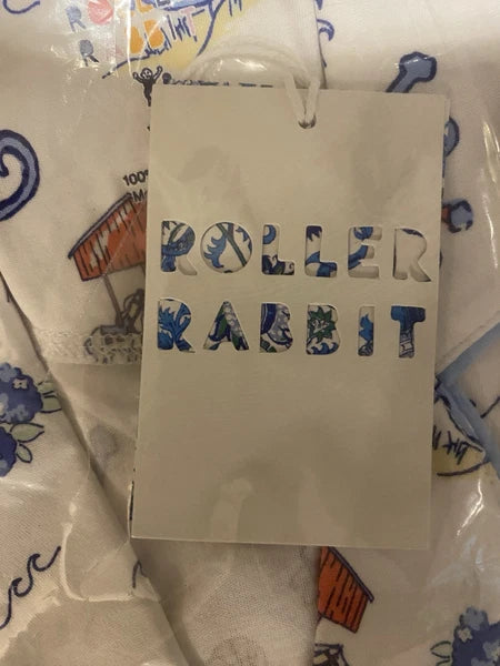 Martha’s Vineyard Roller Rabbit Exclusive Short Sleeve Polo Pajama Set XS