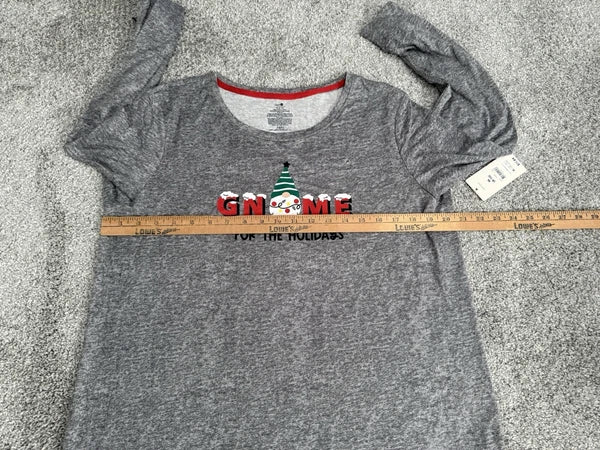 Secret Treasures Womens Lightweight Holiday Christmas 2pc Pajama Set Gnome NEW M