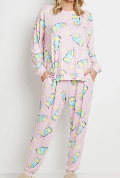 Ladies size 16/18 pink SODA midseason pyjamas Rivers  NEW 679