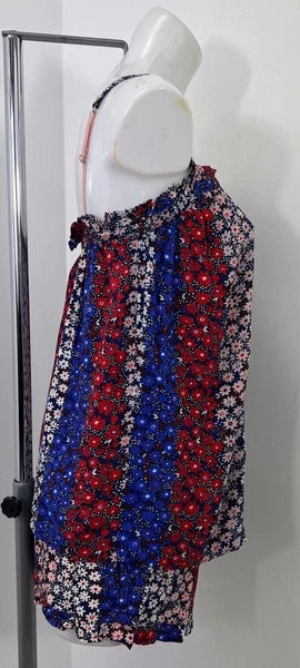 Ladies New Ex Chainstore Ditsy Print  Shorts & Top  PJs Set Size 8-22