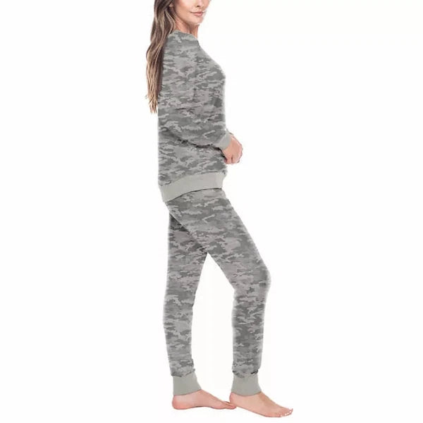 Honeydew Pajama Set Women Size XXL Camouflage Print