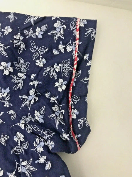 Charter Club Women's XS Fluttered Flora Short Sleeves Capri Pants Pajama Set New