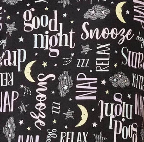 Women's Goodnight Snooze  Joyspun Print Tank Top Shorts Pajama Set, 2-Piece XL