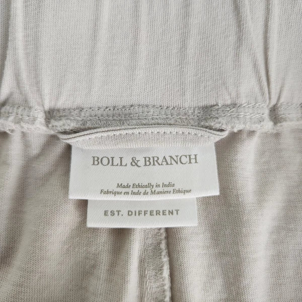 boll and branch Soft Knit Long Sleeve & Pants Pajama Set Organic Cotton Size 2X