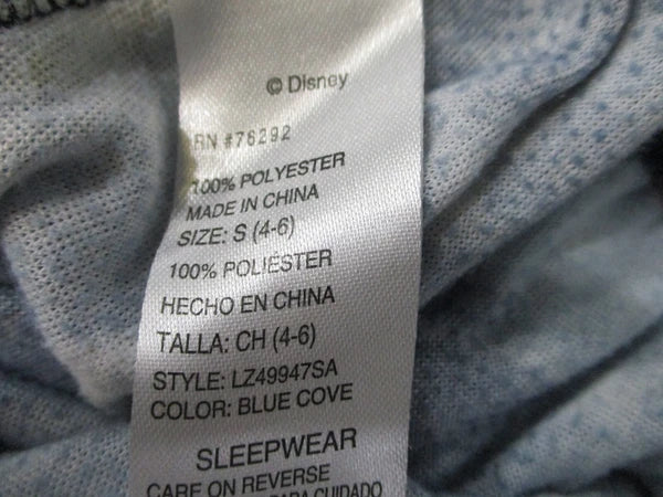 Mickey Mouse Womens Pajama Set Small Blue Dream Fleece Long Sleeve Soft 2Pc