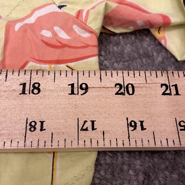 Nick And Nora Pajama Set Womens Small Flamingo Print Pool Top Capris