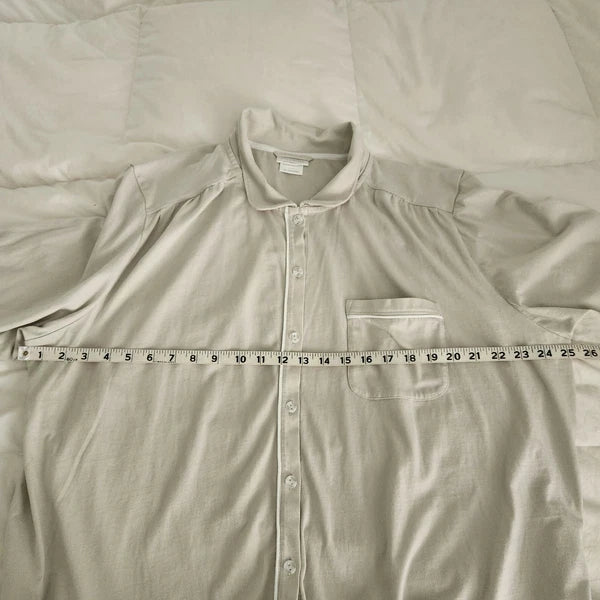 boll and branch Soft Knit Long Sleeve & Pants Pajama Set Organic Cotton Size 2X