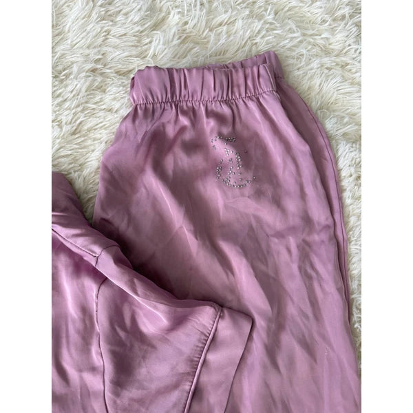 Juicy Couture Sleepwear Pajama Set Women's Size S Button Front Top