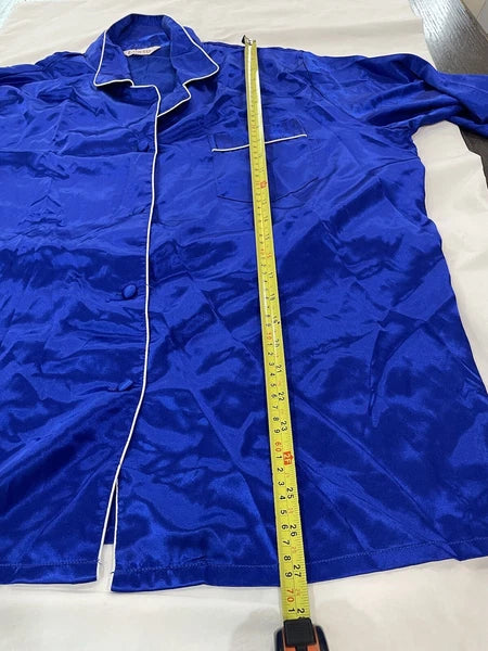 Womens Satin Pajamas Sets Long Sleeves Lonxu Soft Cool Loungewear Sets XXL