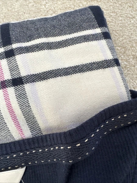 Marks and Spencer Pure Cotton Long Sleeve Long Leg Pyjamas Size 20