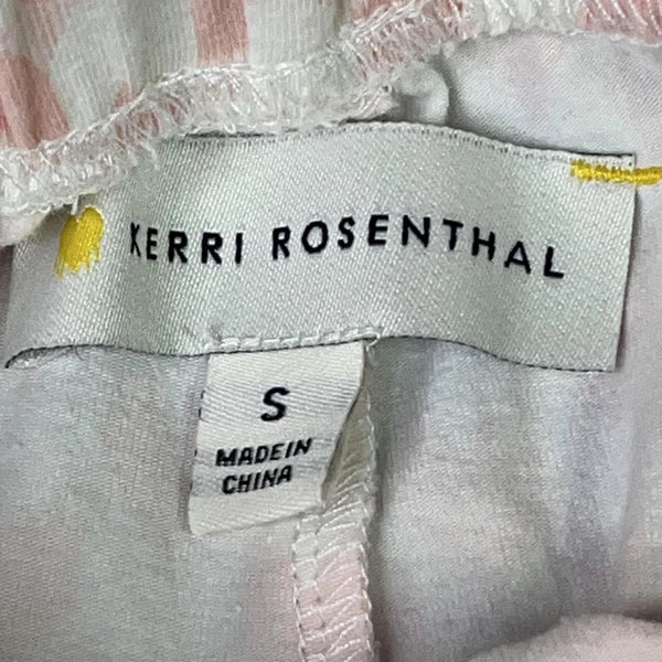 Kerri Rosenthal Pajama Set Womens Small Betty Heart Button Up Lounge Sleepwear