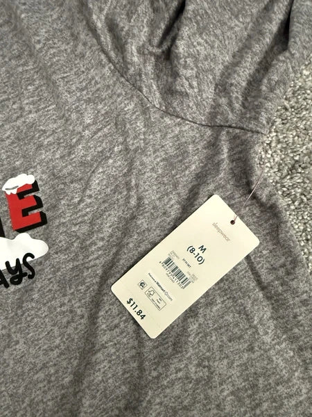 Secret Treasures Womens Lightweight Holiday Christmas 2pc Pajama Set Gnome NEW M