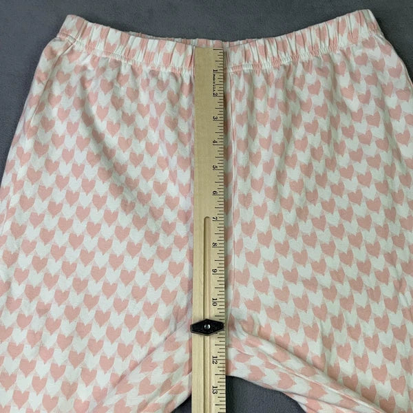 Kerri Rosenthal Pajama Set Womens Small Betty Heart Button Up Lounge Sleepwear