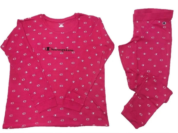 Champion Sz M  Women Pyjama Set | Long Sleeve Thermal Pajama Set | 2 pcs Pyjama1