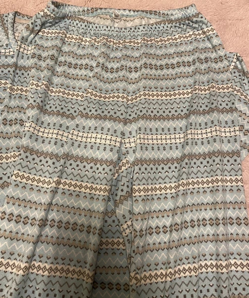 Dearfoams Fleece 2 Piece Pajama Set M